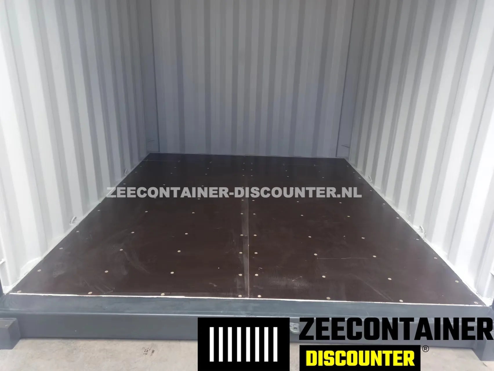 10ft Zeecontainer (Dry Van) – RAL 7016 Antracietgrijs – Nieuw (CSC) Zeecontainer Discounter