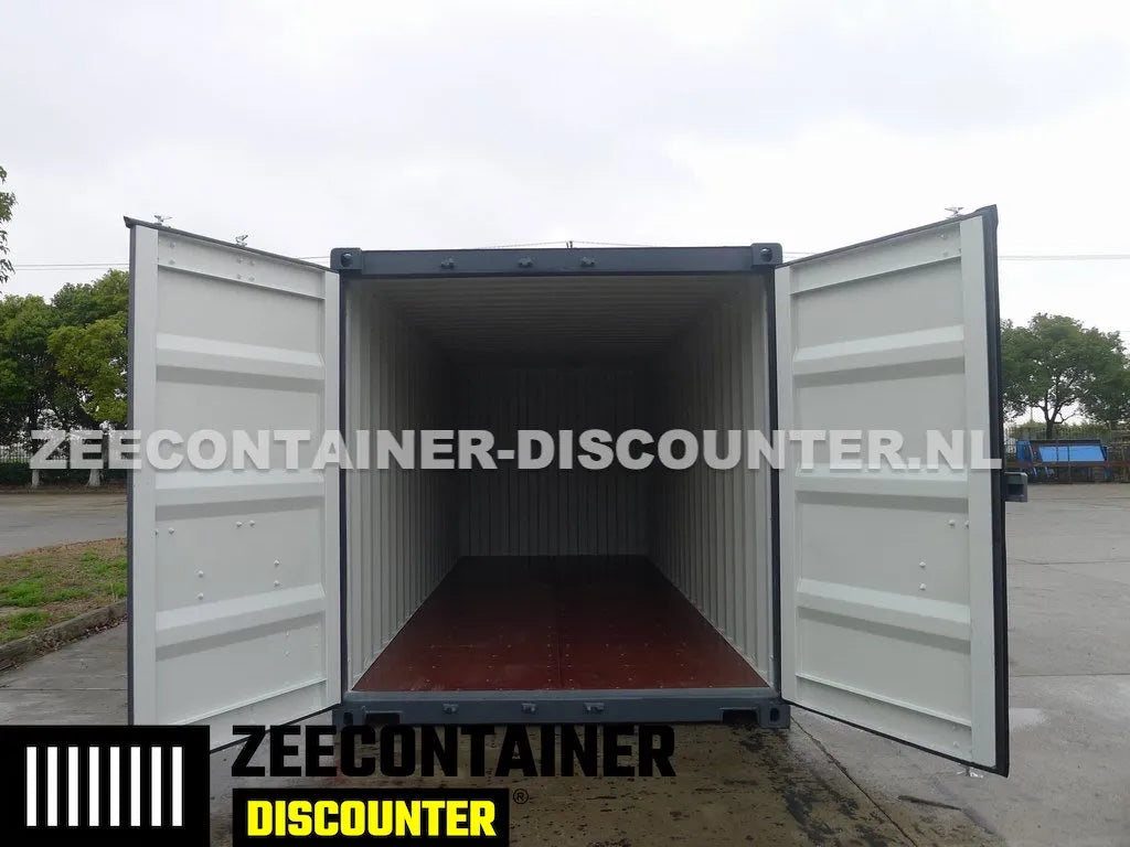 20ft Zeecontainer (Dry Van) – RAL 7016 Antracietgrijs – Nieuw Zeecontainer Discounter