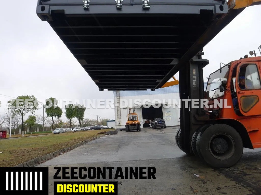 20ft Zeecontainer (Dry Van) – RAL 7016 Antracietgrijs – Nieuw Zeecontainer Discounter