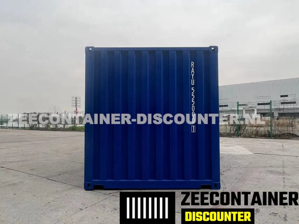 20ft Stalen Vloer Zeecontainer – RAL 7016 Antracietgrijs – Nieuw (CSC) - Zeecontainer Discounter