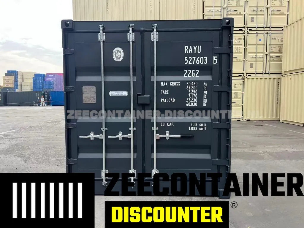 20ft Dubbeldeurs Open-Side (HC-FSA) – Zeecontainer RAL 7016 – Nieuw (CSC) Zeecontainer Discounter