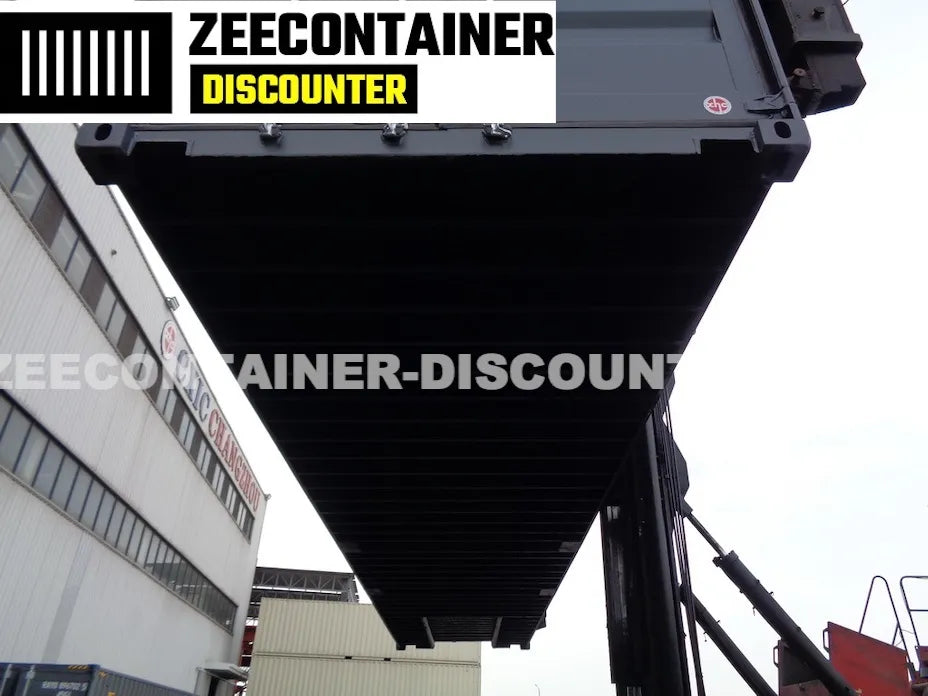 40ft High-Cube Dubbeldeurs – Zeecontainer RAL 7016 – Nieuw (CSC) - Zeecontainer Discounter