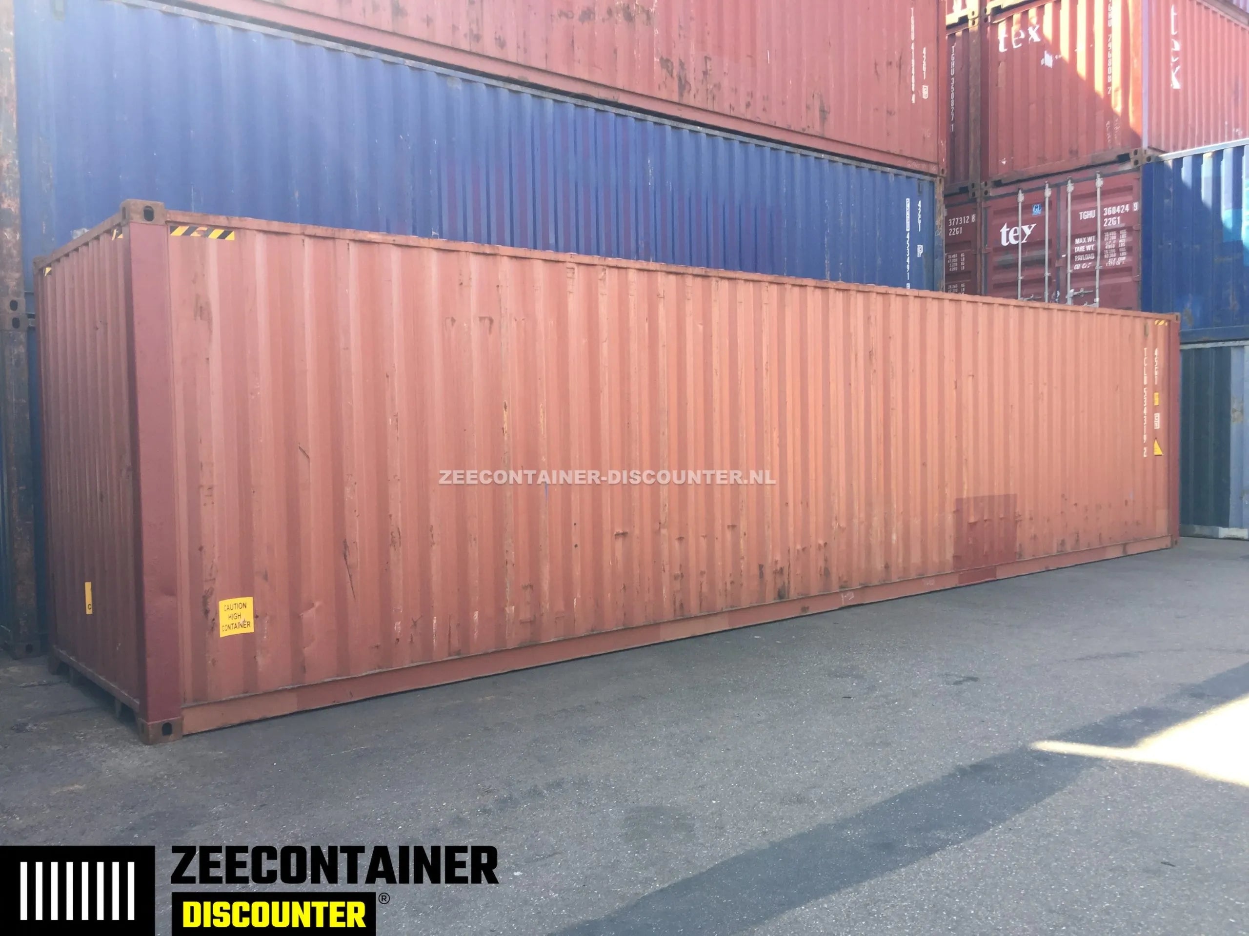 40ft High-Cube Zeecontainer Gebruikt – Kwaliteit A (CSC) Zeecontainer Discounter