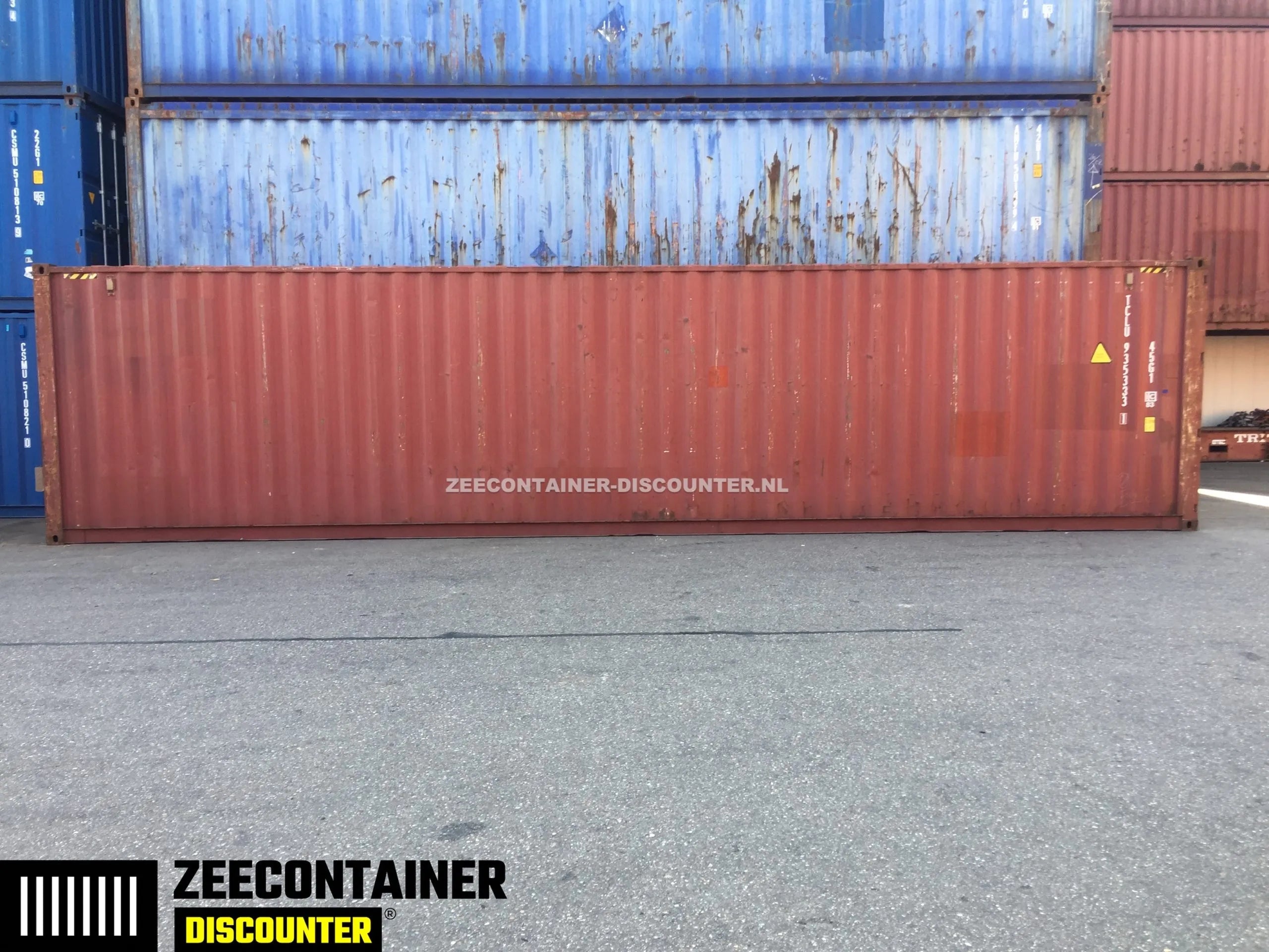 40ft High-Cube Zeecontainer Gebruikt – Kwaliteit A (CSC) Zeecontainer Discounter