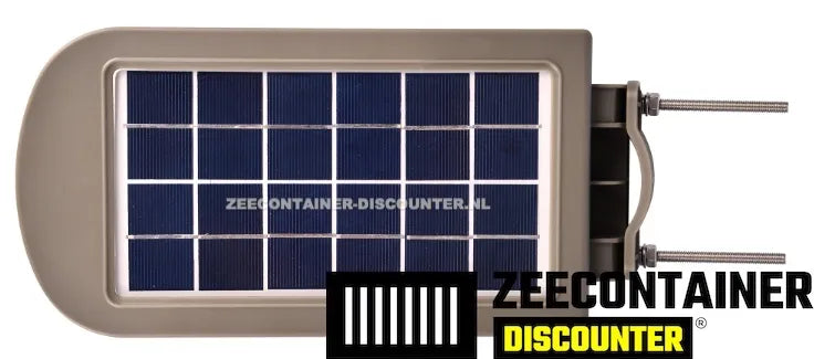 Solar LED Lamp met Bewegingssensor – 8W | IP65 Zeecontainer Discounter