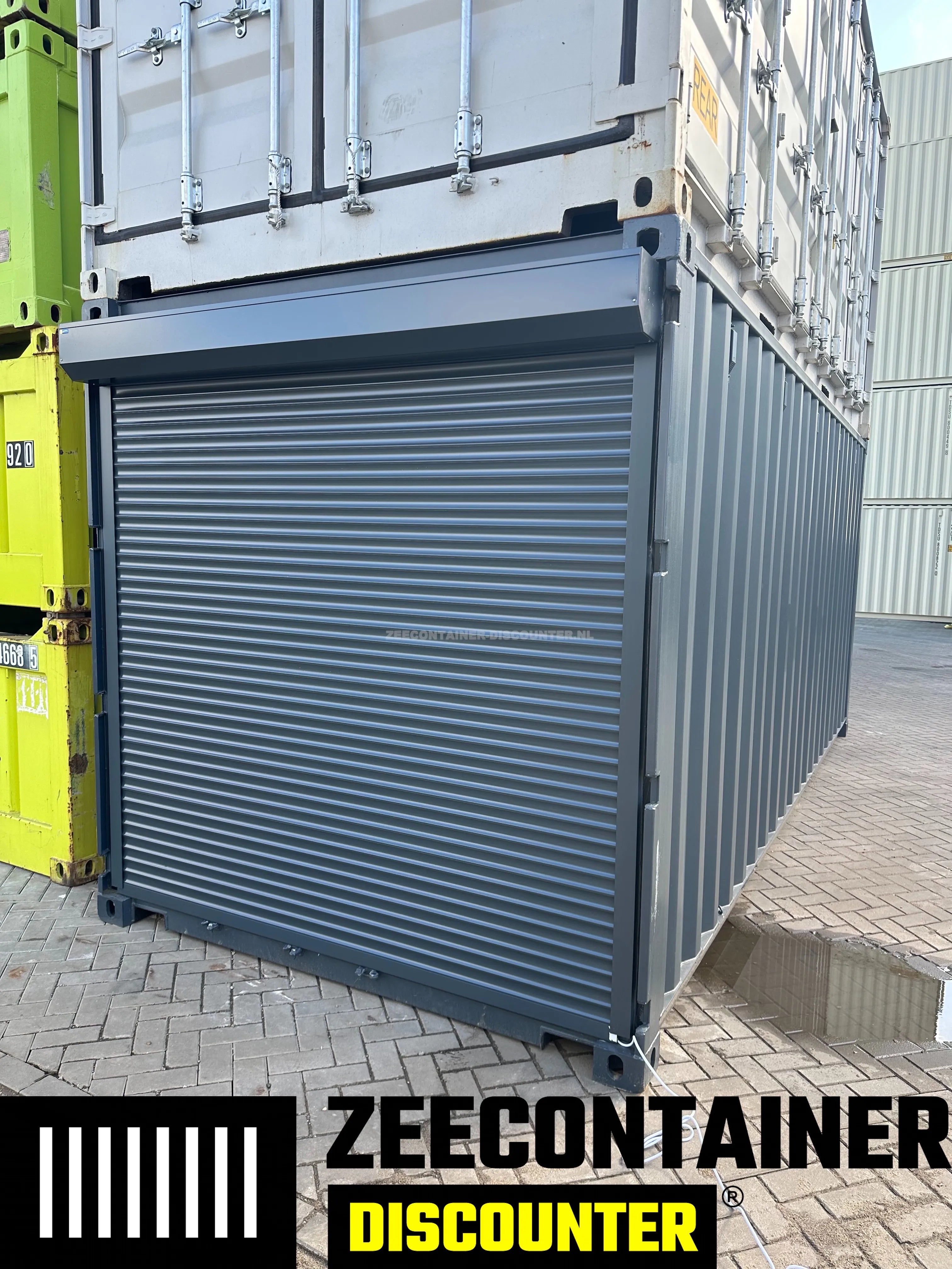 Modificatie: Containerdeuren Vervangen door Rolpoort Zeecontainer Discounter