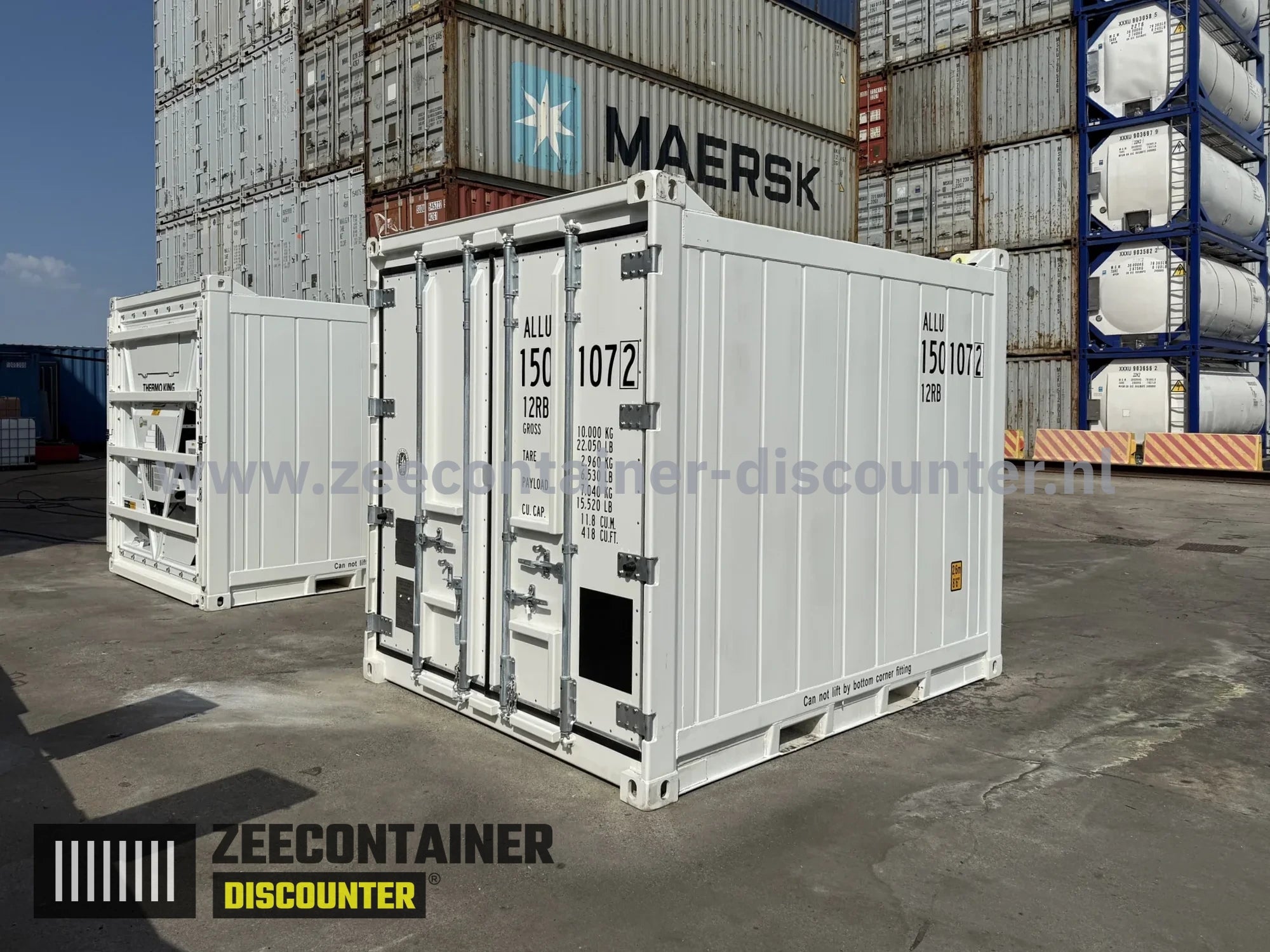 10ft Offshore Koelcontainer (reefer) - Nieuw (DNV) Zeecontainer Discounter