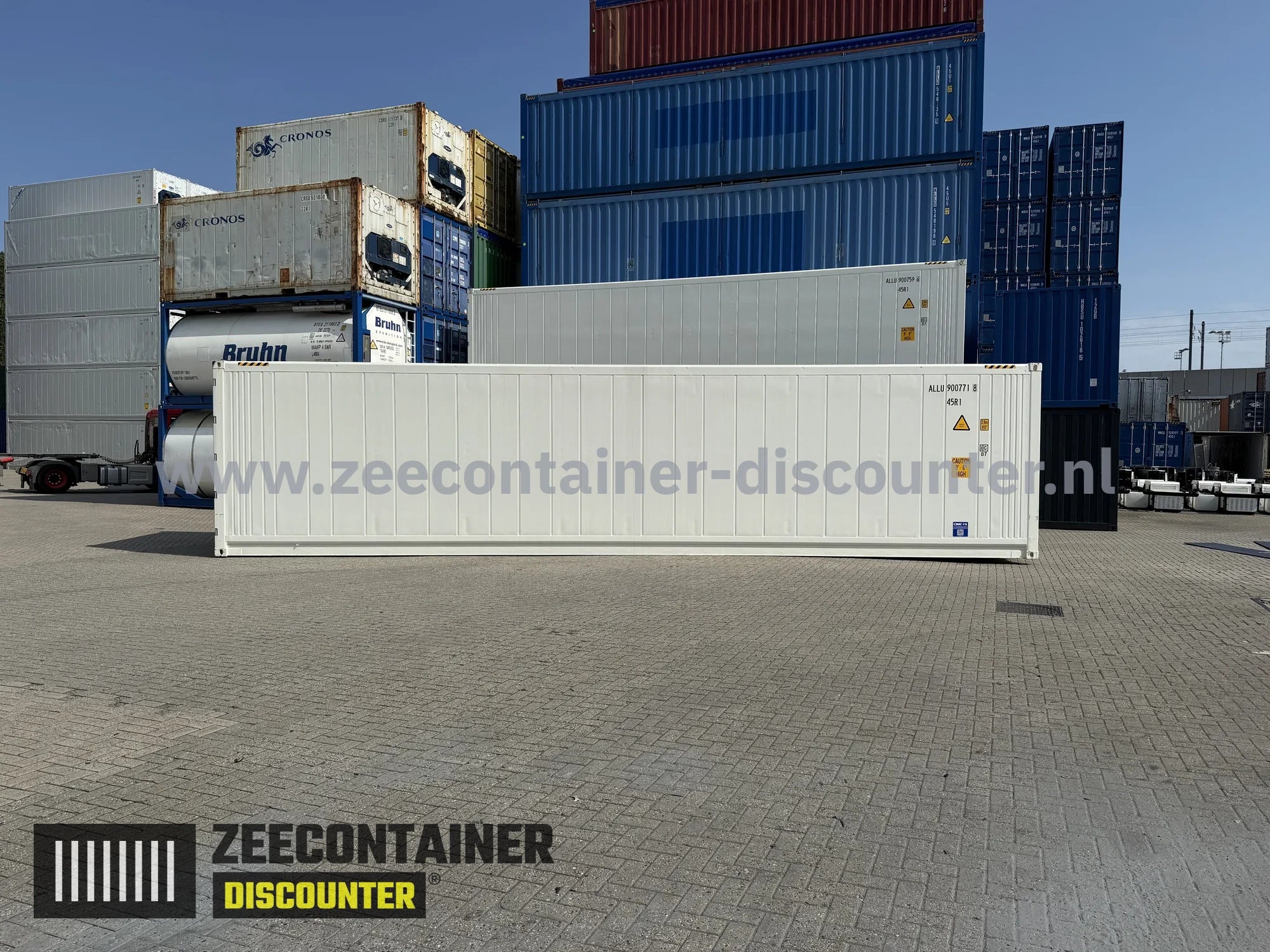 40ft High Cube Koelcontainer (reefer) - Nieuw (CSC) Zeecontainer Discounter