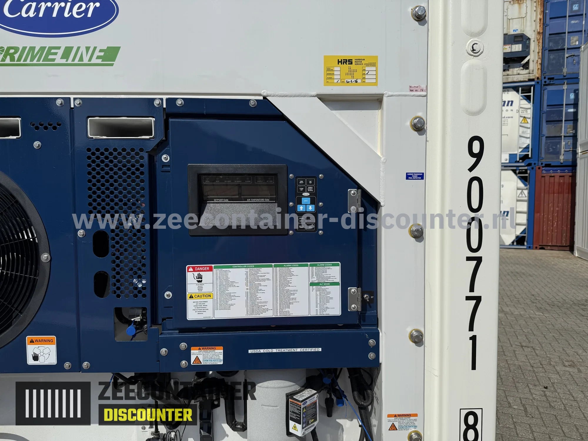40ft High Cube Koelcontainer (reefer) - Nieuw (CSC) Zeecontainer Discounter