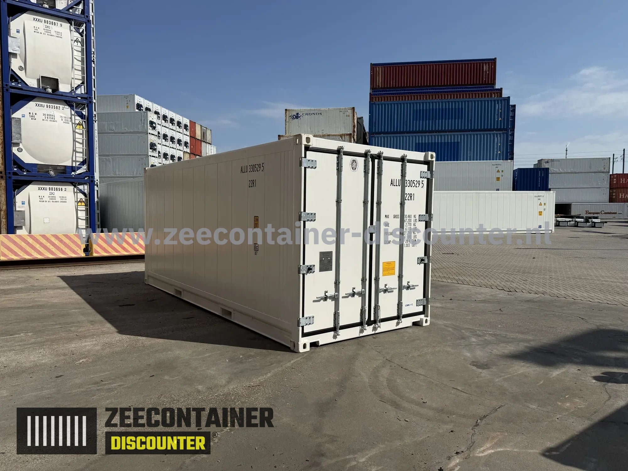 20ft Koelcontainer (reefer) - Nieuw (CSC) Zeecontainer Discounter
