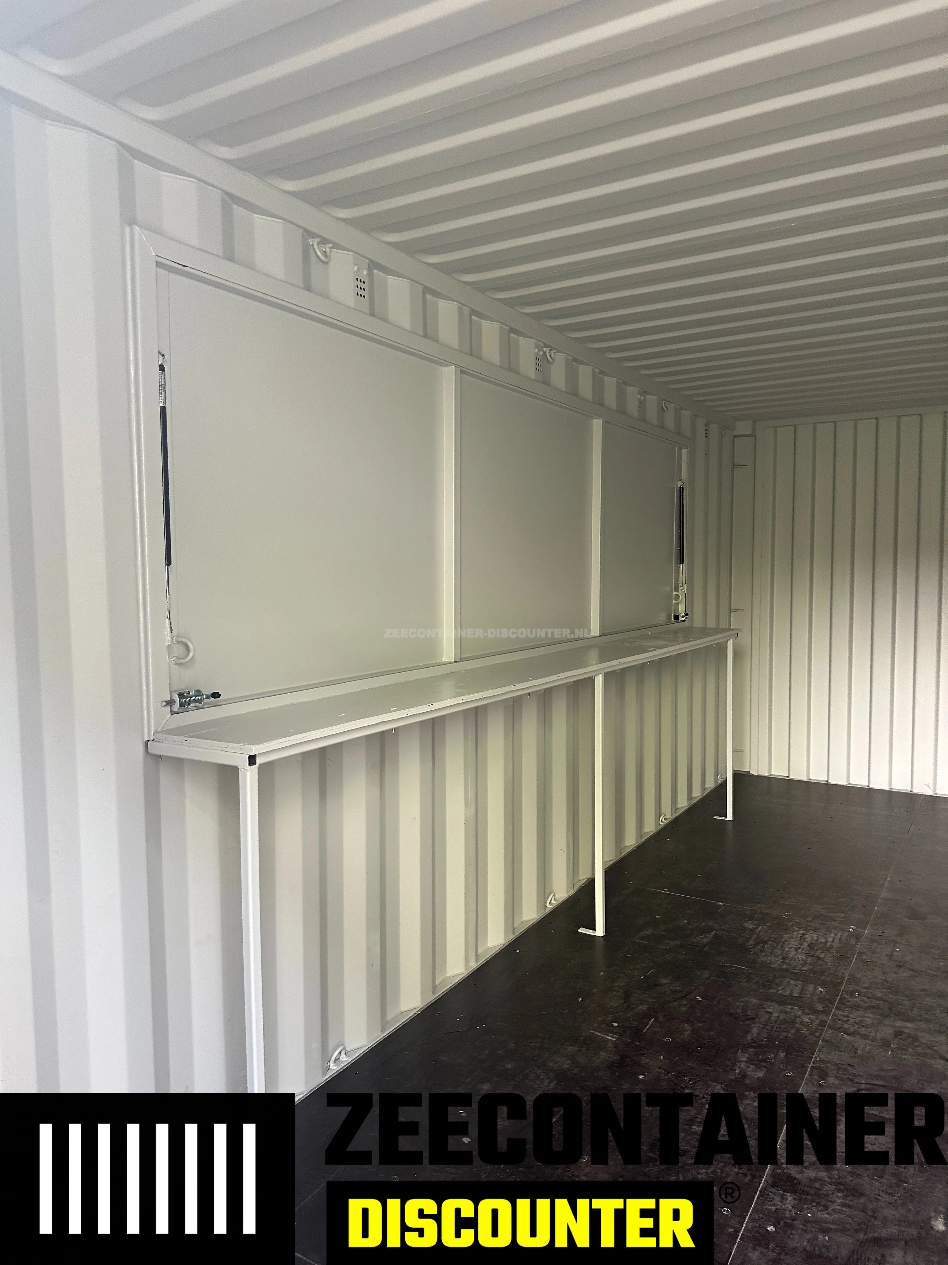 Modificatie: Barblad in Barcontainer Zeecontainer Discounter