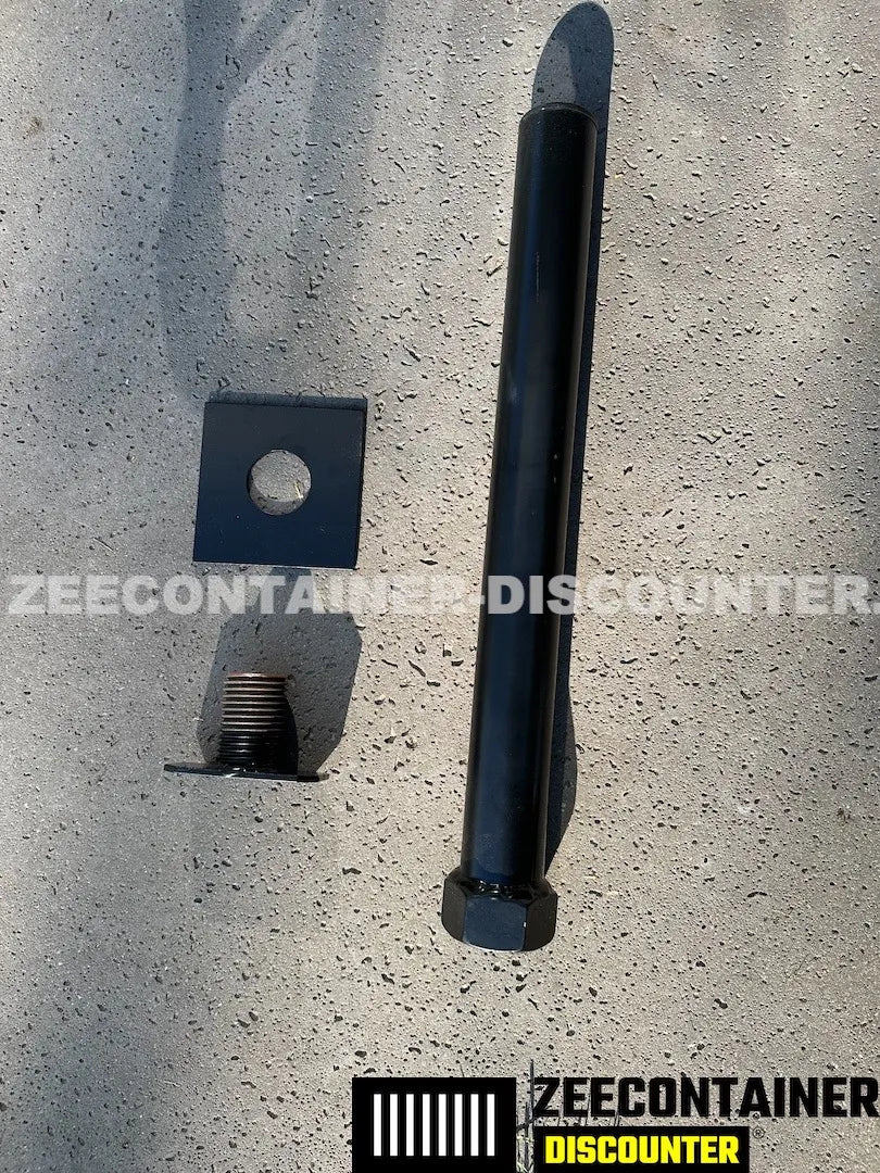 ISO Container Paal met Snelkoppeling – 60 cm Zeecontainer Discounter