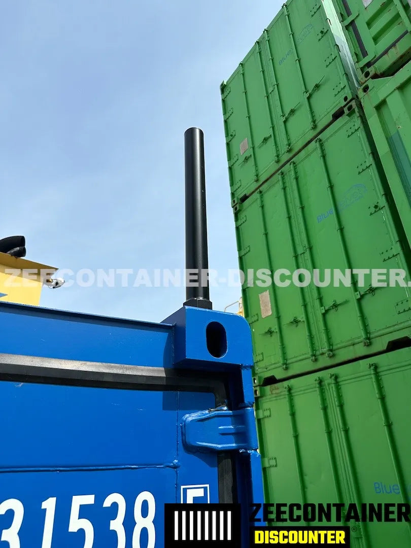 ISO Container Paal met Snelkoppeling – 60 cm Zeecontainer Discounter