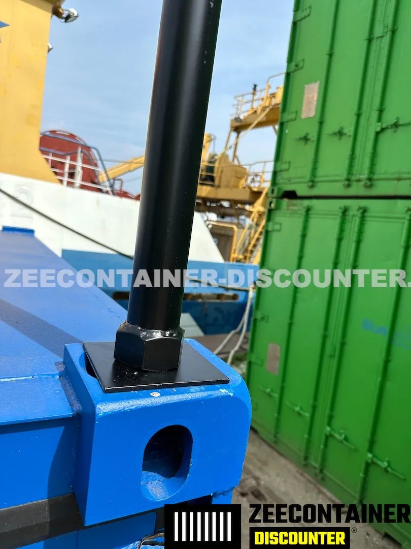 ISO Container Paal met Snelkoppeling – 60 cm Zeecontainer Discounter