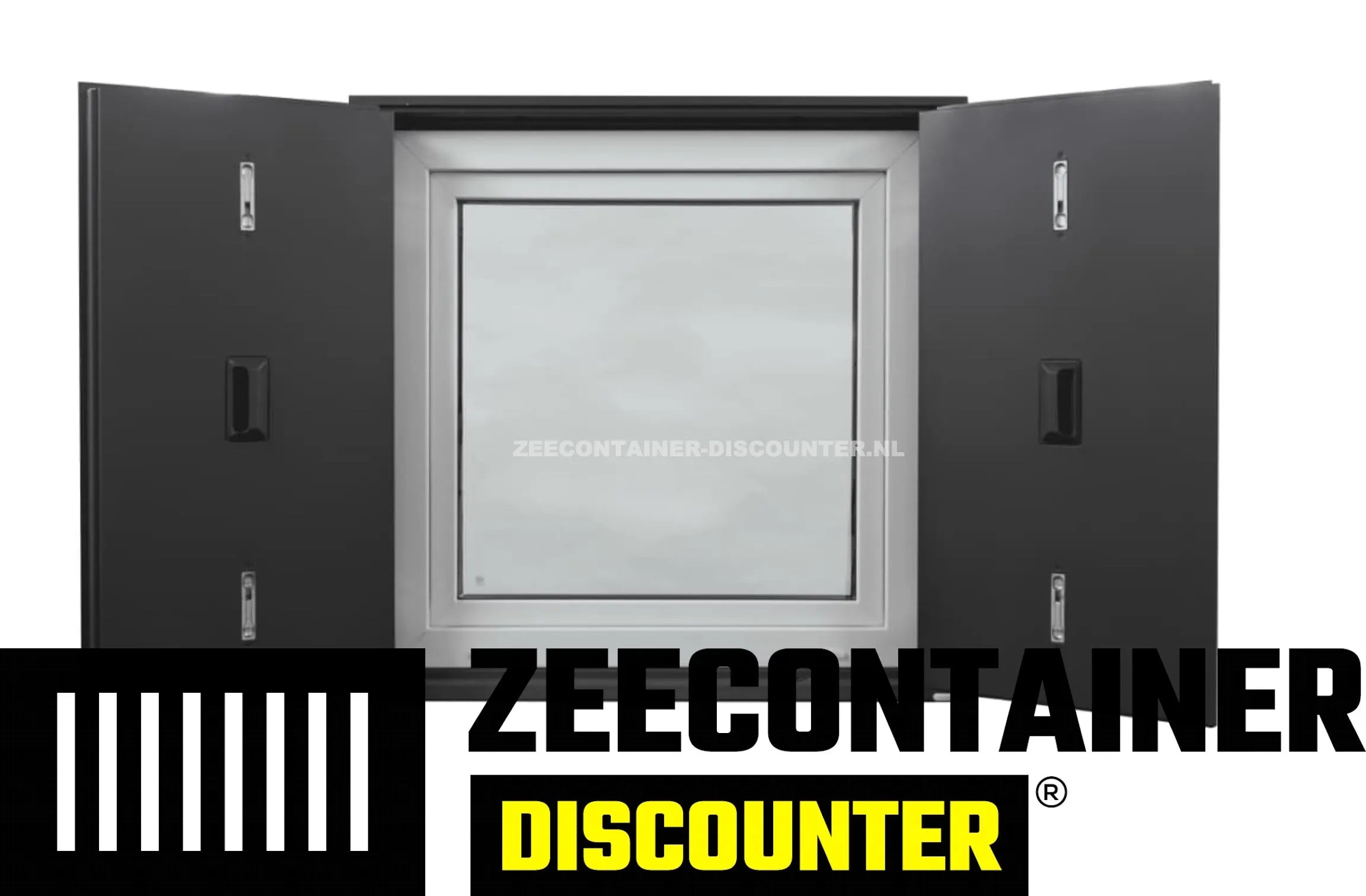 Modificatie: Raam in containerwand Plaatsen Zeecontainer Discounter