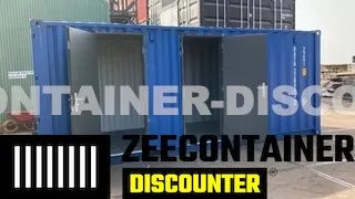 Modificatie: Loopdeur in Zeecontainer Zijwand – Enkele Deur Zeecontainer Discounter