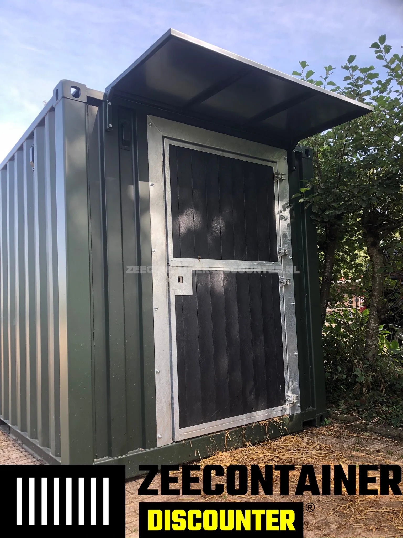Modificatie: Luifel voor Paardencontainer Zeecontainer Discounter