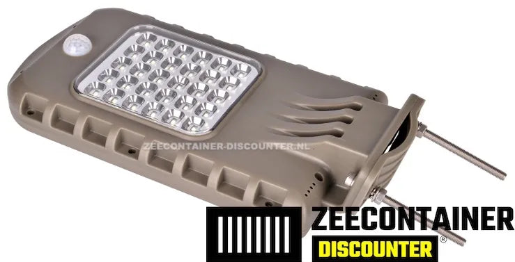 Solar LED Lamp met Bewegingssensor – 8W | IP65 Zeecontainer Discounter