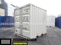 10ft High-Cube Zeecontainer – RAL 9010 Zuiver wit – Nieuw (CSC) Zeecontainer Discounter