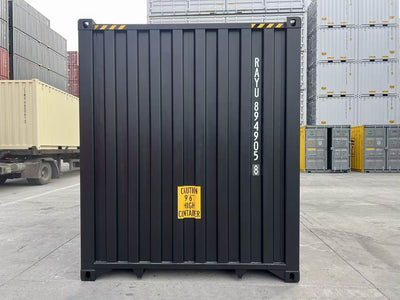 40ft High-Cube met 4 Zijdeuren – Zeecontainer RAL 9005 – Nieuw (CSC) Zeecontainer Discounter