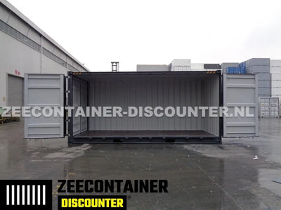 20ft High-Cube Open-Side (HC-FSA) – Zeecontainer RAL 7016 – Nieuw (CSC) Zeecontainer Discounter