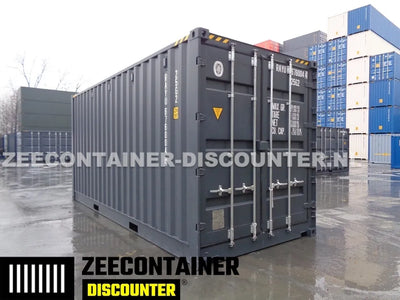 20ft High-Cube Open-Side (HC-FSA) – Zeecontainer RAL 7016 – Nieuw (CSC) Zeecontainer Discounter