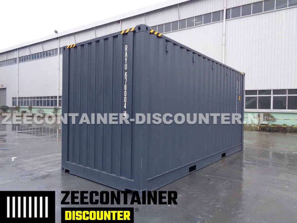 20ft High-Cube Open-Side (HC-FSA) – Zeecontainer RAL 7016 – Nieuw (CSC) Zeecontainer Discounter