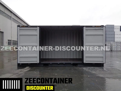 20ft High-Cube Open-Side (HC-FSA) – Zeecontainer RAL 7016 – Nieuw (CSC) Zeecontainer Discounter