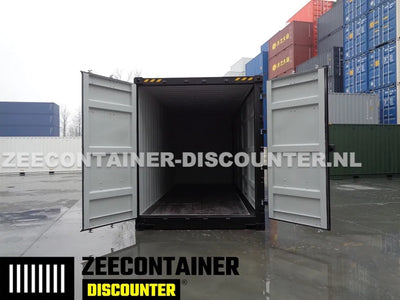 20ft High-Cube Open-Side (HC-FSA) – Zeecontainer RAL 7016 – Nieuw (CSC) Zeecontainer Discounter