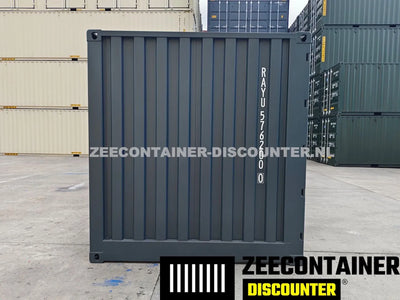20ft Open-Side-Links (FSA-L) Zeecontainer  – RAL 7016 Antracietgrijs – Nieuw (CSC) - Zeecontainer Discounter