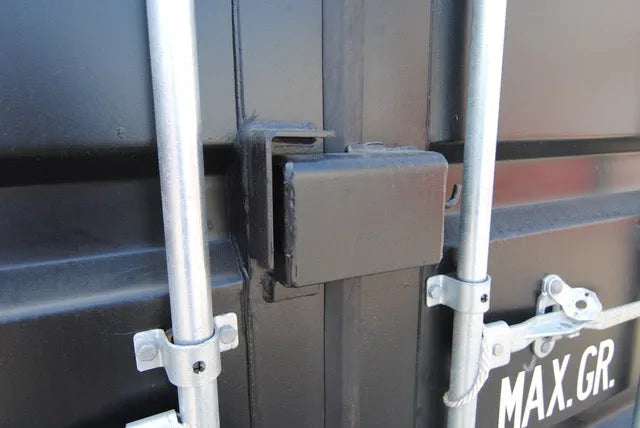 Slotkast op containerdeuren