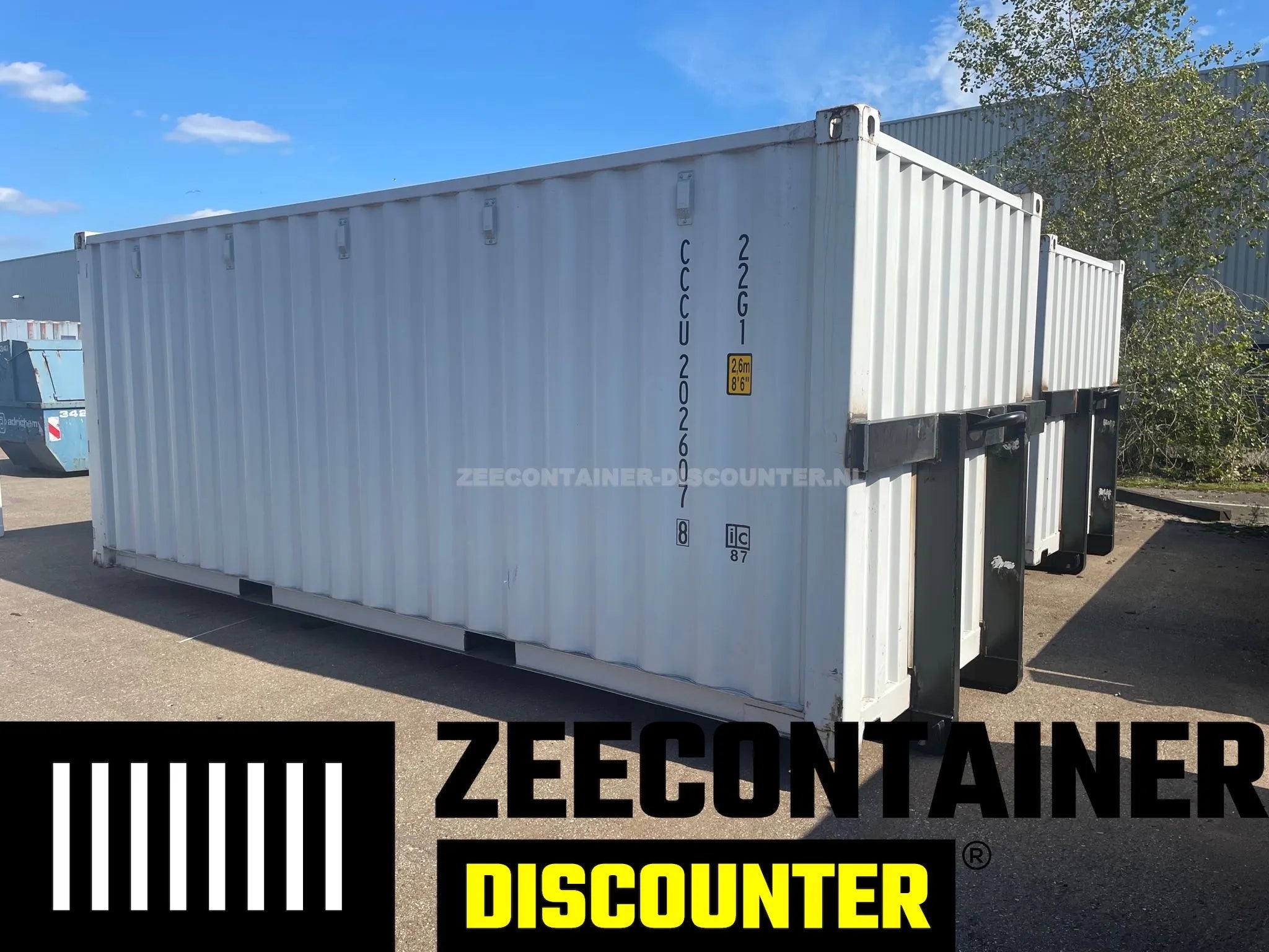 Modificatie: Haakarm met Kabelslede op Container Zeecontainer Discounter