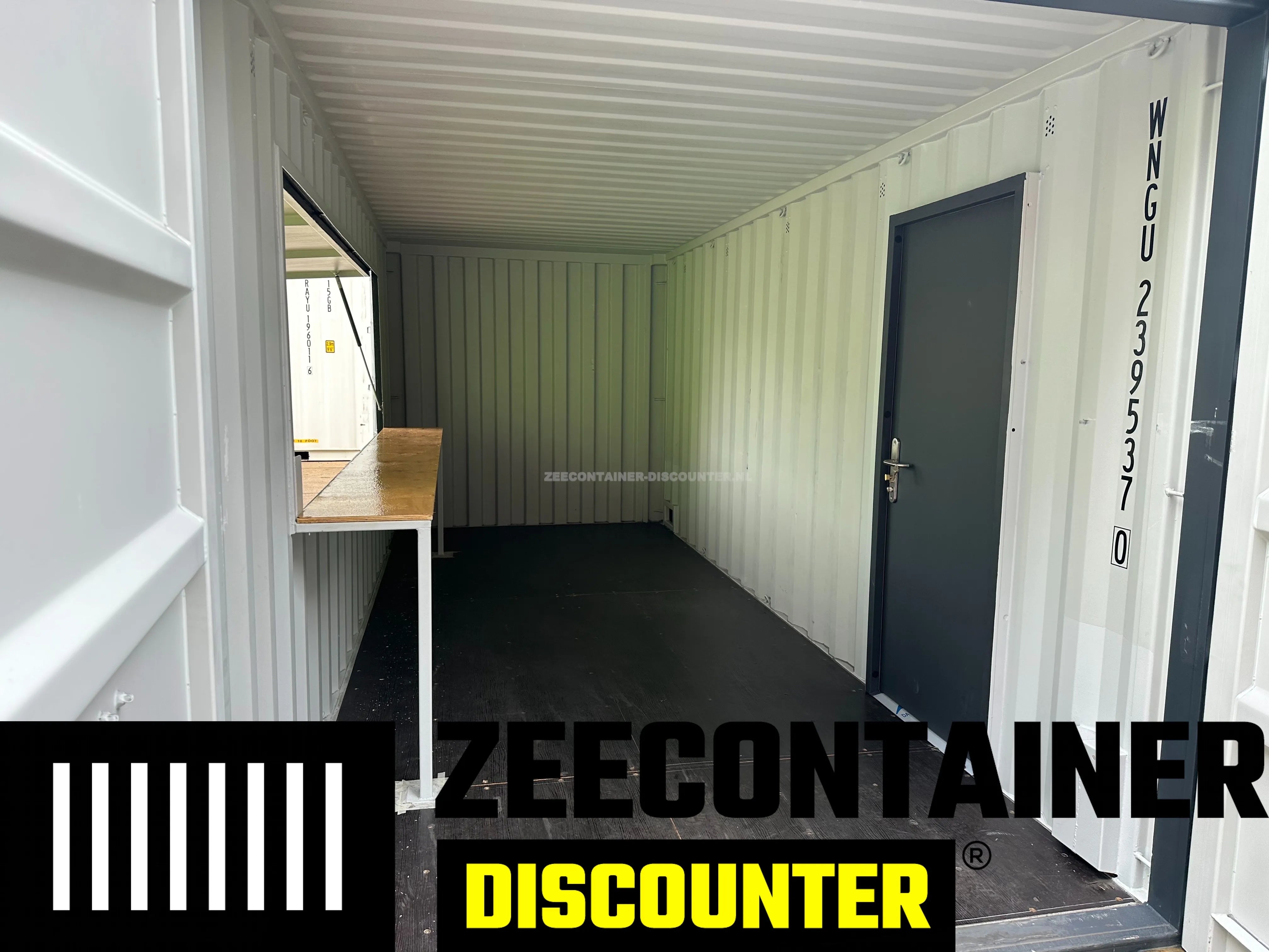 Modificatie: Barblad in Barcontainer Zeecontainer Discounter