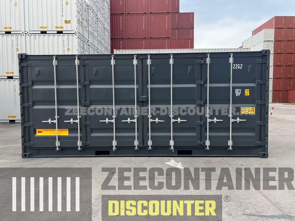 20ft All-Side-Open (ASO) – Zeecontainer RAL 7016 – Nieuw (CSC) Zeecontainer Discounter