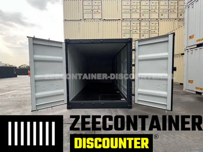 20ft Dubbeldeurs Open-Side (HC-FSA) – Zeecontainer RAL 7016 – Nieuw (CSC) Zeecontainer Discounter