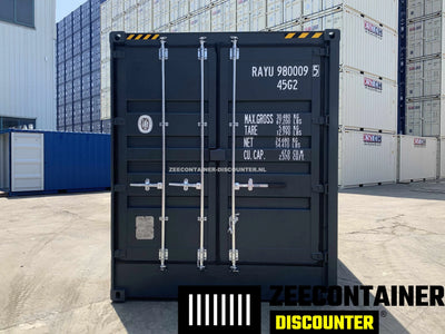 40ft High-Cube Open-Side (HC-FSA) –  Zeecontainer RAL 7016 – Nieuw (CSC) - Zeecontainer Discounter