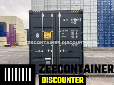 40ft High-Cube met 3 Zijdeuren – Zeecontainer RAL 7016 – Nieuw (CSC) - Zeecontainer Discounter