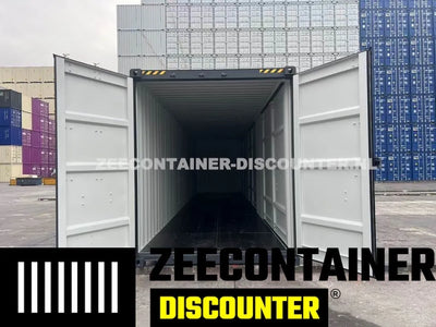 40ft High-Cube met 3 Zijdeuren – Zeecontainer RAL 7016 – Nieuw (CSC) - Zeecontainer Discounter