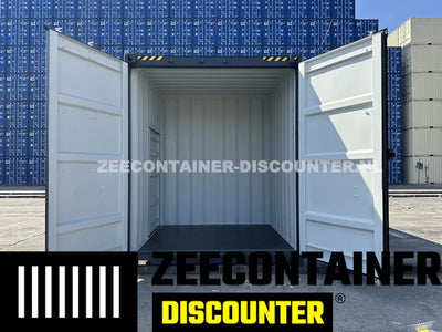 40ft High-Cube met 6 Compartimenten – Zeecontainer RAL 7016 – Nieuw (CSC) - Zeecontainer Discounter