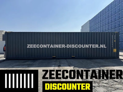 40ft High-Cube met 6 Compartimenten – Zeecontainer RAL 7016 – Nieuw (CSC) - Zeecontainer Discounter