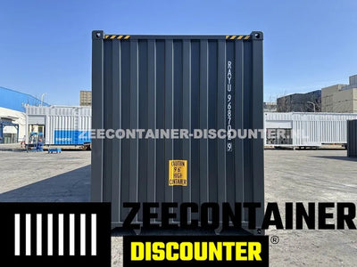 40ft High-Cube met 8 Compartimenten – Zeecontainer RAL 7016 – Nieuw (CSC) - Zeecontainer Discounter