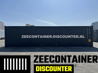 40ft High-Cube met 8 Compartimenten – Zeecontainer RAL 7016 – Nieuw (CSC) - Zeecontainer Discounter