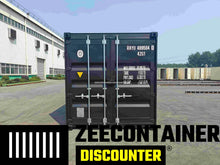 40ft Zeecontainer (Dry Van) – RAL 9005 Zwart– Nieuw (CSC)