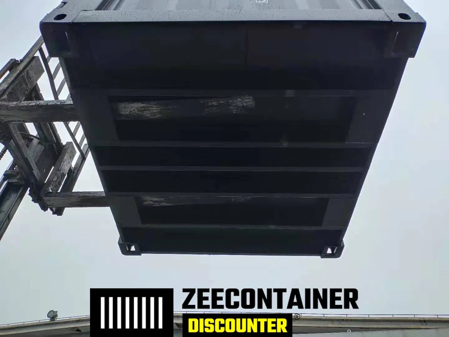 6ft Opslagcontainer in Cortenstaal – RAL 6007 Groen – Nieuw - Zeecontainer Discounter