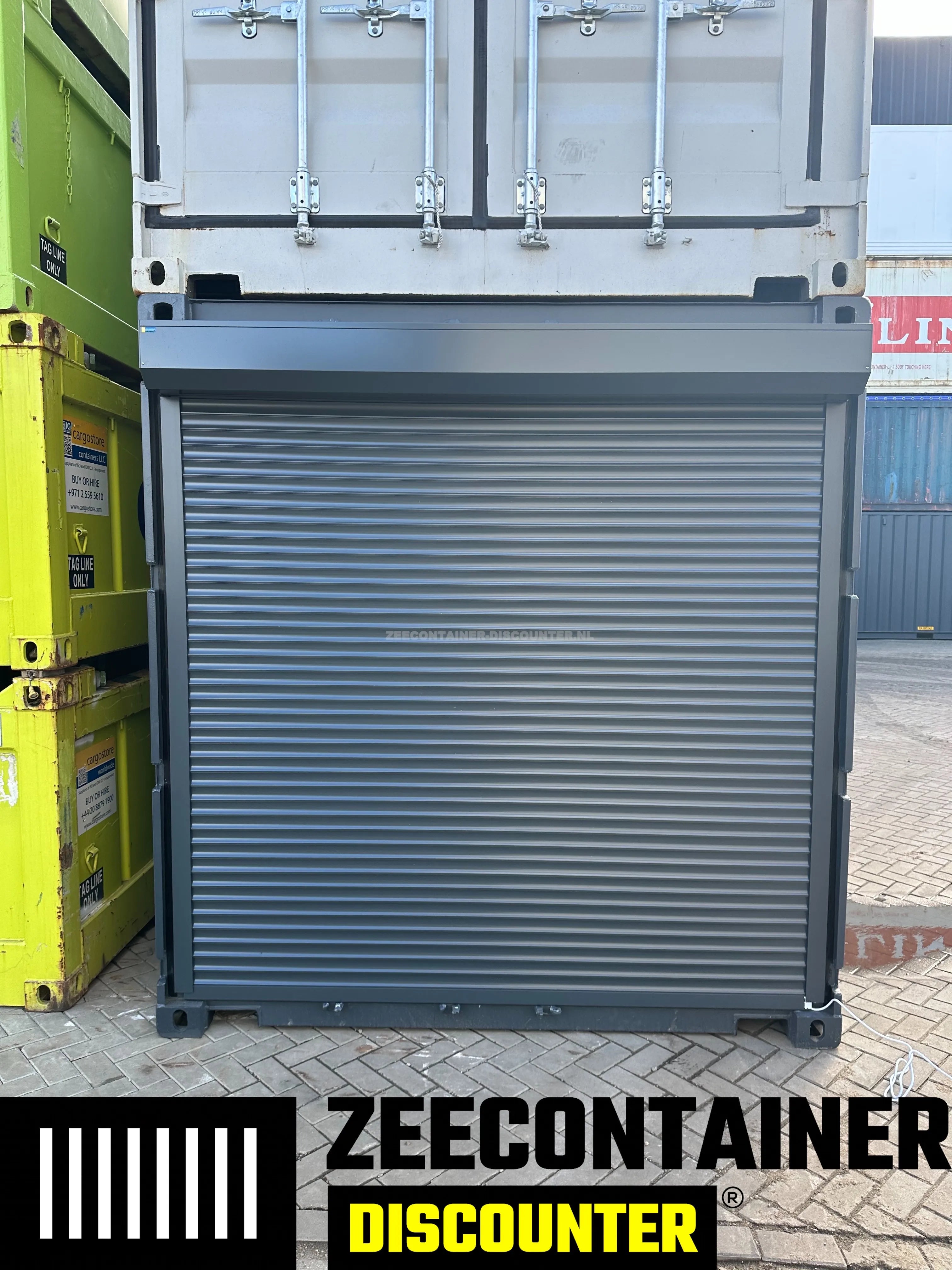 Modificatie: Containerdeuren Vervangen door Rolpoort Zeecontainer Discounter