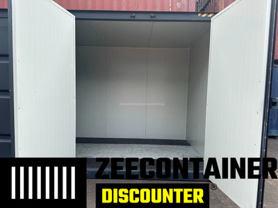 Modificatie: Container Isoleren met 40mm Sandwichpanelen Zeecontainer Discounter