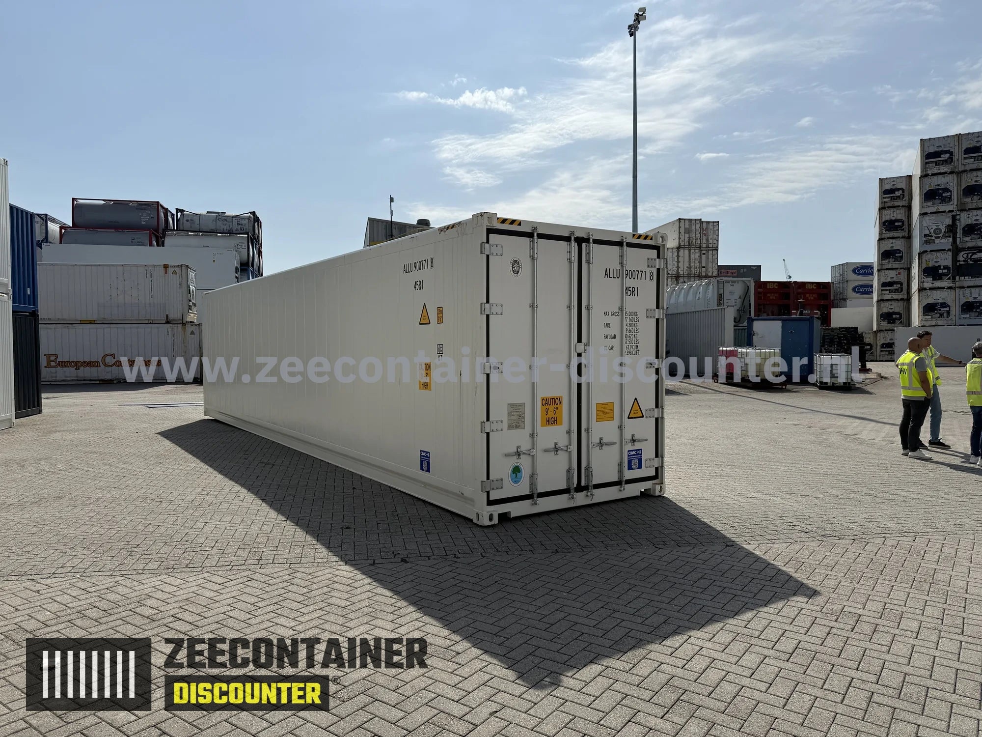 40ft High Cube Koelcontainer (reefer) - Nieuw (CSC) Zeecontainer Discounter