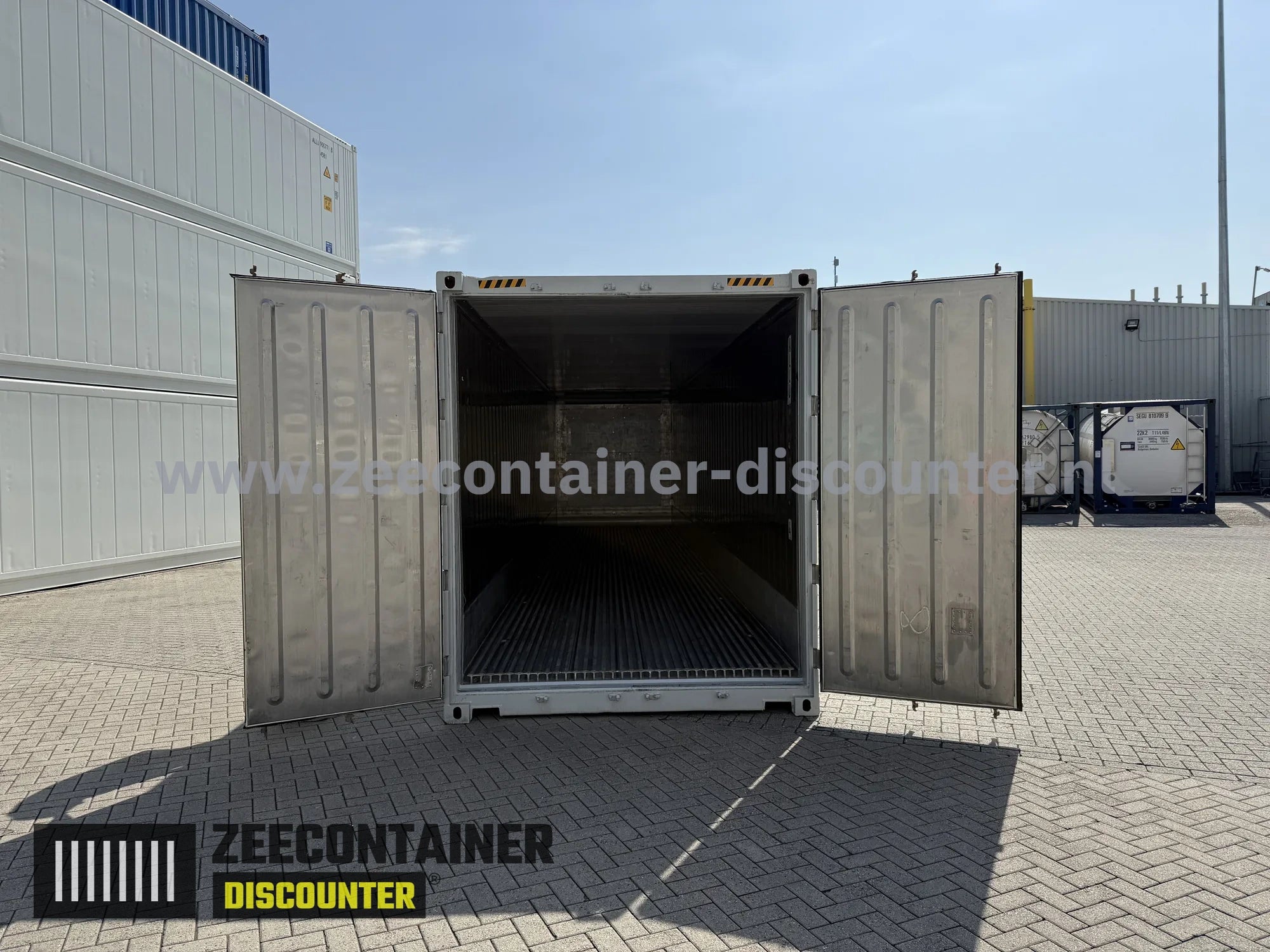 40ft High Cube Koelcontainer (reefer) - Gebruikt (CSC) Zeecontainer Discounter
