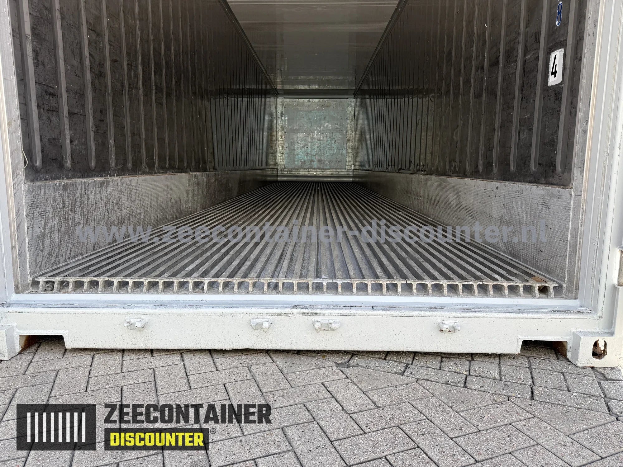 40ft High Cube Koelcontainer (reefer) - Gebruikt (CSC) Zeecontainer Discounter
