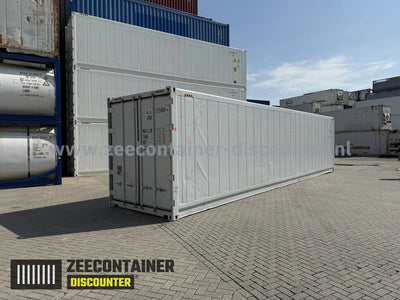 40ft High Cube Koelcontainer (reefer) - Gebruikt (CSC) Zeecontainer Discounter